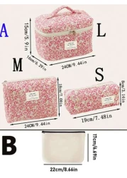 3pcs Set Makeup Bag Makeup Pouch Cosmetic Bag Travel Makeup Bag Home Makeup Bag School Makeup Bag Dorm Makeup Bag Travel Essentials Large Capacity Makeup Bag Women Makeup Bag Cosmetic Storage Bag Trav