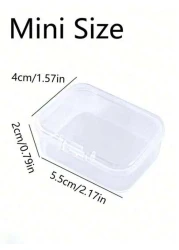 1pc Portable Jewelry Case Small Jewelry Boxes For Women Simple Home Jewelry Organizer Travel Organizer Fine Mini Storage Box For Travel Jewelry Zipper Case For Earrings Rings Necklaces Bracelets Porta