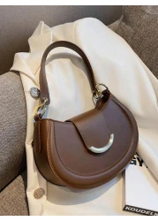 Women s Simple PU Handbag Shoulder Bag Crossbody Bag Clutch Bag Multifunctional Bag