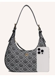 DK DKMG Women Handbag Shoulder Bag Fashion Classic Vintage Letter Jacquard Casual Tote Bag With Crescent Moon Pattern Suitable For Holidays Halloween Christmas Mother s Day
