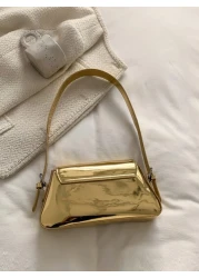 Metallic Flap Bag