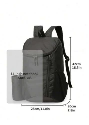 1391 حقيبة ظهر رياضية محمولة متعددة الوظائف،قابلة للطي، خفيفة الوزن، حقيبة تخزين مقاومة للماء من النايلون للتخ