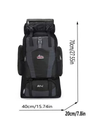 Black Waterproof Multifunctional Lightweight Large Capacity Backpack Bag School Bag School Backpack For School Daypack Laptop Bag Computer Bag Book Bag Rucksack Pencil Case Teacher Christmas Scream Ba