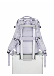 Lightweight Large Capacity Water Resistance Nylon Fabric Carry On Backpack Travel Backpack Computer Short Distance Business Backpack Fits15 6 Inch Laptop Suitable For Travel Business Vacation College