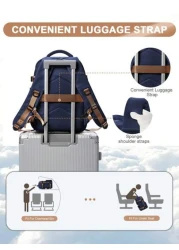 Large Travel Backpack For Men Women Large Carry On Backpack Personal Item Travel Bag Airline Approved Backpack With Laptop Compartment Fit 15 6Inch Laptop Backpack College Weekender Business Hiking Ba