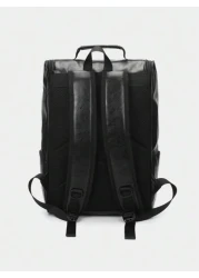 حقيبة ظهر كلاسيكية للرجال بمقاس 15.6 إنش للكمبيوتر المحمول، حقيبة عمل وترفيه وسفر، مناسبة للتنقل والعودة للمدر