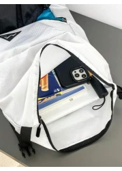 حقيبة ظهر خفيفة الوزن، حقيبة سفر قابلة للطي مقاومة للماء، لون انتقائي أنيق وعصري، حقيبة متنقلة للسفر والخارج