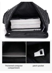 Men s Casual Backpack Flip Cover Fashion Travel Rucksack Lightweight And Portable Suitable For Travel Camping Hiking Student School Bag Youth Campus Commuter Great Gift