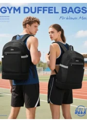 Sport Backpack Simple Student Backpack Fashion Backpack Waterproof Lightweight Large Capacity Travel Backpack With Shoe Compartments And Wet Pockets Portable Computer Backpack With Laptop Compartment