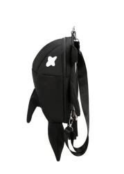 peach tree حقيبة ظهر يومية بتصميم سمكة القرش تناسب الجنسين، مناسبة للأزواج والطلبة في المدرسة الثانوية والجامعة و