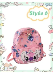 Disney Stitch Image Multi Functional Backpack Exquisite Daily Backpack Party And Festival Small Gift Study Stationery Gift Bag Suitable For Carrying And Storing School Stationery Portable Storage For