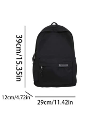 Large Capacity Solid Color Men s Backpack Fashionable And Simple Travel Bag Suitable For Casual Use Japanese Style Student And Commuter Backpack Unisex