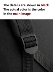 حقيبة ظهر واسعة السعة، حقيبة ظهر رياضية مقاومة للماء وللتآكل، حقيبة ظهر مع جيوب متعددة لتخزين مريح، حقيبة ليا