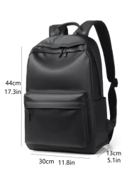 حقيبة ظهر طالب مقاوم للماء أحادية اللون، حقيبة كلية لفصل الصيف، حقيبة مدرسية لأبي مناسبة لتحميل الكتب ، متعدد