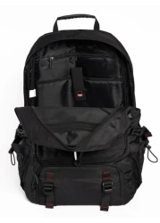 حقيبة ظهر خارجية 80 لتر، حقيبة رحلات تسلق سفر، حقيبة رياضية للتخييم والتنزه، حقيبة مدرسية كبيرة بجيب للأحذية،