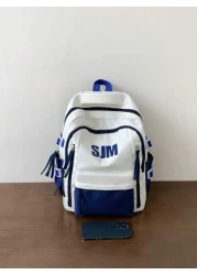 New Arrival Colorblock Fashion Casual Backpack 26l Large Capacity Student Book Bag Travel Bag For Business Or Trip School Backpack Casual Daypack Gifts Valentine Gift Rucksack Summer School Bag Comput