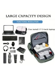 1 Piece Set Stylish Backpack Hiking Backpack Stylish Casual Backpack With Shoe Compartment And Charging Port Lightweight Large Capacity Can Accommodate 17 Laptop Bag School Bag Backpack Winter Christm