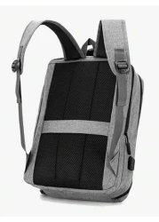 New Fashionable Simple Solid Color Large Capacity Backpack For Business Travel Luggage Bag Short Distance Multi Pocket Business Computer Bag Commuter Backpack Unisex