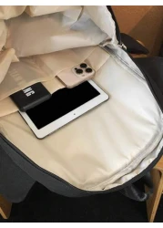 peach tree Large Capacity Unisex Shark Shaped Backpack Fashion Casual Couple Backpack Suitable For High School And College Students Travel Sports Multi Function Lightweight Backpack With Multiple Pock