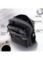 Men s Diagonal Shoulder Bucket Bag PU Material Laser Colored Fabric Cool And Fashion Exquisite And Compact Adjustable Shoulder Strap Contrasting Letter Decoration Scream Bag Multi Functional Outdoor G