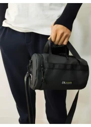 Men s Crossbody Bag Shoulder Round Cylinder Bag Bucket Bag Sling Bag Shoulder Bag Side Bag For Holiday Travel Essentials School Bag For College Students Summer Gifts For Boyfriend College Bag Old Mone