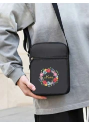 حقيبة كتف وعبر الجسم متعددة الطبقات من النايلون، حقيبة كاجوال محمولة للرجال، حقيبة أعمال رجالية، محفظة