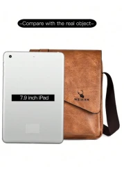 1pc Men s Shoulder Crossbody Waist Handheld Bag Portable Outdoor Bag PU Water Proof Material Multi Pocket Large Capacity Adjustable Shoulder Strap New Simple Men s Bag Suitable Shopping Purse Holiday