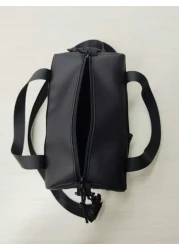 Casual Crossbody Bag For Men Sports Messenger Bag Shoulder Bag Gym Bag Courier Bag Adjustable Strap Backpack Black