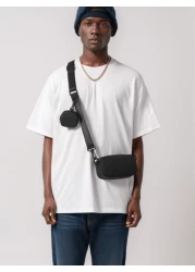 Multifunctional Mini Minimalist Square Bag With Coin Purse Shoulder Bag Sling Bag Casual Bag Crossbody Bag For High School Student University Student Freshman Side Bag Black Bag Small Bag For Holiday