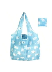 Jumping Bag Reusable Storage Bag Shoulder Bag Flower Vegetable Fruit Bag Handbag
