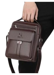 حقيبة رسول بطراز قديم - حقيبة كتف كاجوال بطراز الفرد - مثالية للعمل والمدرسة والسفر ، حقيبة معلقة علي الصدر مضا