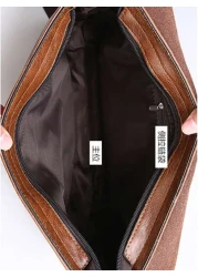 Men s Four Seasons Soft PU Brown Flap Crossbody Bag Shoulder Bag Suitable For Shopping Casual Men At Work Crossbody Bag Sling Bag Shoulder Bag Square Bags Messenger Bags Multifunctional Water Proof Pa