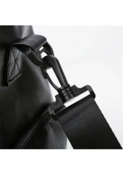 Fashion Soft Leather PU Large Capacity Duffel Bag Dry And Wet Separation Travel Bag Independent Storage Shoes Fitness Bag Multi Function Boarding Bag Necessary Mommy Bag With Children Suitable For Sch