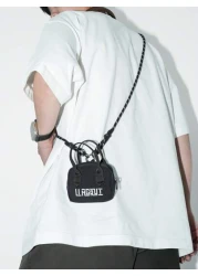 peach tree Men Sling Bag One Shoulder Bag Coin Pouch Lightweight Nylon Crossbody Bag Multi Color Casual Daily Versatile Gift Peach Tree Brand