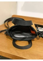 1 قطعة (5.1 بوصة * 3.9 بوصة * 1.6 بوصة ) حقيبة كتف رجالية موضة تلوين الكتل، حقيبة رسول، حقيبة عبر الجسم، حقيبة يد، حقيب