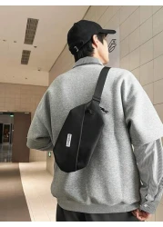 حقيبة صدر كاجوال عتيقة للجنسين، حقيبة رياضية متقاطعة للرجال، حقيبة بيلي للكتف