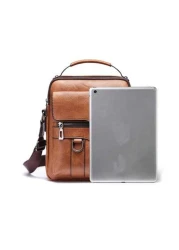 Vintage Men s Crossbody Satchel Bag Hand Business Casual Bag For Father Anniversary Gift Strap Color Random Random Style Vintage Purse Sling Bag