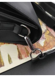 حقيبة كتف قابلة للطي بلون عادي