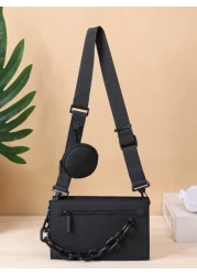 2pcs Men s Fashion Shoulder Bag Crossbody Bag Set For Party Travel Festival Purse Vintage Side Bags For Men