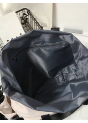 حقيبة حزام متعددة الوظائف لطلاب المدارس الثانوية والجامعات المبتدئين، حقيبة كاجوال للرجال مزينة بإبزيم، حقي