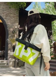 حقيبة كتف ذات سعة كبيرة وعصرية للجنسين للاستخدام اليومي والرياضة والسياحة والسفر والدراسة