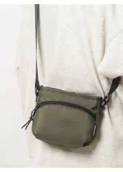 New Fashion Simple Solid Color Adjustable Strap Men s Shoulder Bag Outdoor Casual Sports Cycling Fitness Portable Messenger Bag Suitable For School Commuting And Small Items