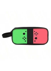 Game Console Pattern Printed Hand Held Double Layer Pen Bag