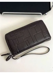 محفظة عملية أنيقة متعددة الاستخدامات، محفظة لحمل بطاقات البنك للسفر والتسوق الكاجوال للرجال