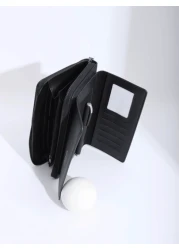 HOVI S Casual Morning Commuter Long Wallet Fashion Portable Large Capacity Multifunctional Travel Clutch Cell Phone Wallet Holiday Gift For Men