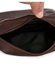 SHILAN محفظة رجالية جلد صناعي حقيبة يد كبيرة حافظة هاتف وبطاقات هدية للأب والابن والزوج والصديق، محفظة رجالية جل