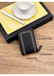 HOVI S Classic Minimalist Card Holder Ultra Thin Portable Card Coin Wallet Multi Function