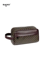 Men s Clutch Wallet Handheld Anti Theft Phone Pouch Wrist Strap Bag For Business Travel Grooming Storage Bag Black Floral Lightweight Portable Gift For Young Male Students Luxury Bags Pillow Bag Men