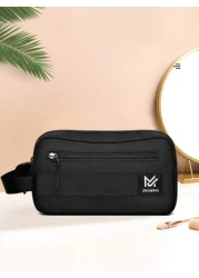 peach tree Men s Clutch Hand Wrist Bag Pillow Bag Wrist Bag Wallet Crossbody Bag 2 In 1 Neutral Business Storage Bag Suitable For Business Trip Toiletries Storage Handbag Wrist Bag Gift For Men Valent