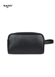 saroxi Men s Large Capacity Fashionable Casual Handbag Wristlet Pouch High End Elegant Portable For Work Travel Suitable For Young Office Workers Students A Great Gift Choice For Men Pillow Bag Men